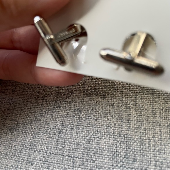 Black and Silver Cuff Links - Picture 5 of 9